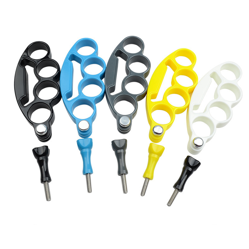 NV-GP53 Plastic Knuckles Fingers Grip for Gopro Hero 4/3+/3/2/1 with black,red,blue,yellow and white color
