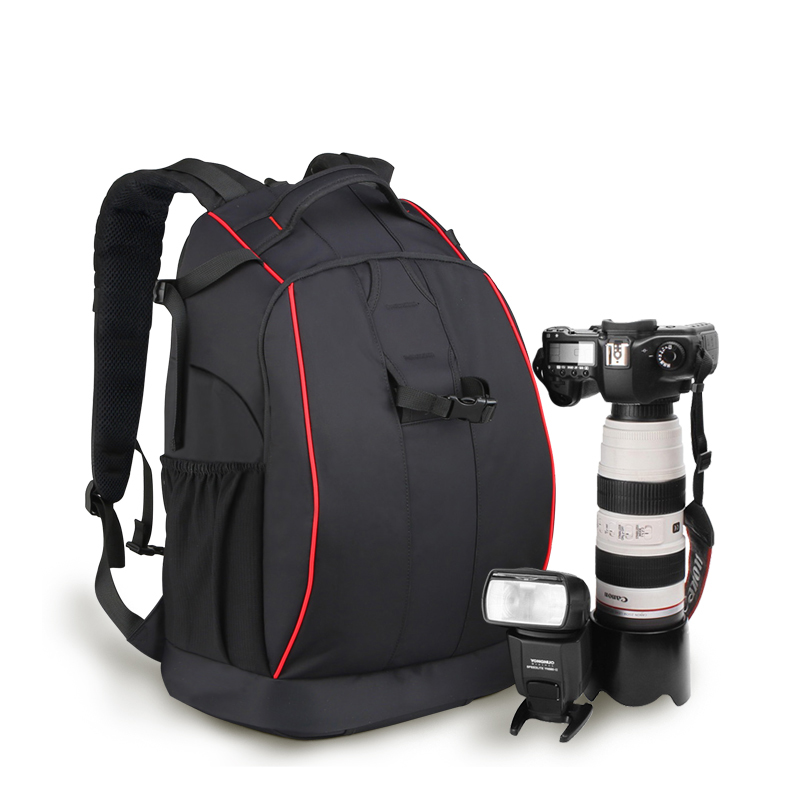 NV-K7 Digital Camera / Video Padded Backpack For Nikon, Canon, Sony, Pentax DSLR Cameras, Nikon D300, D300S, D3000, D3100, D3200, D3300, D5000, D5100, D5200, D5300 & Many More SLR / DSLR Cameras + eCost Microfiber Cloth