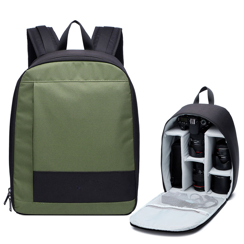 NV-CBD6 Army Green DSLR Camera Backpack